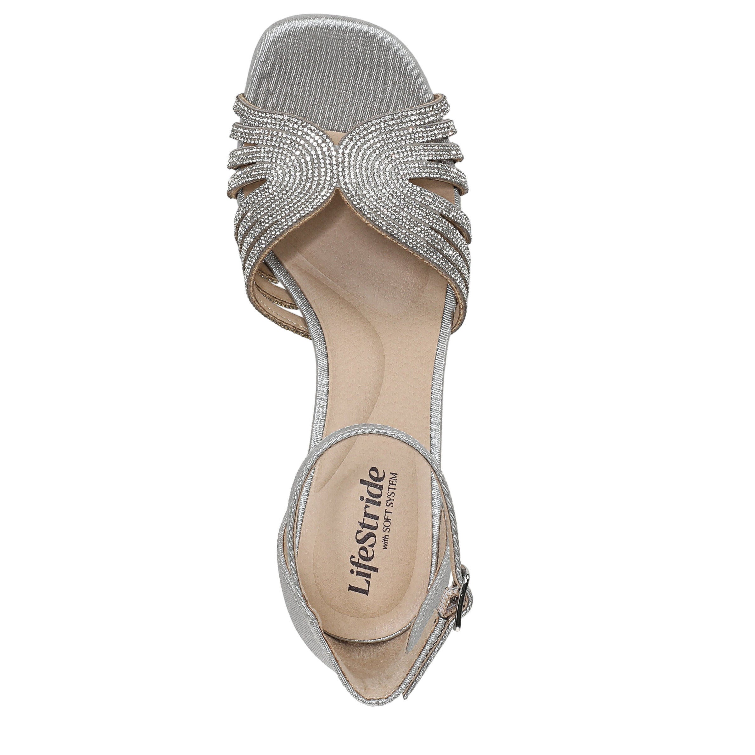 Glamorous Dress Sandal, SILVER, alternate image number 6