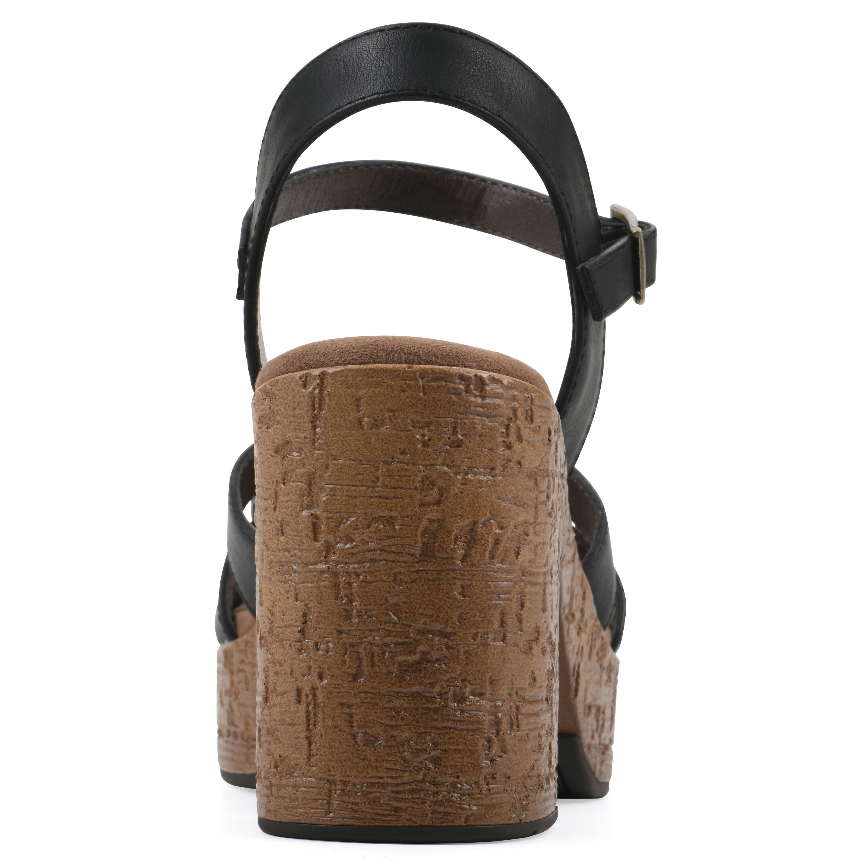 Barista Platform Sandal, BLACK SMOOTH, on-hover image number 1