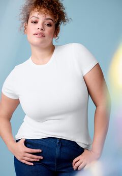 Ribbed Crewneck Top