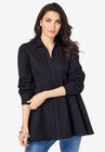 Poplin Fit-And-Flare Tunic, , alternate image number null