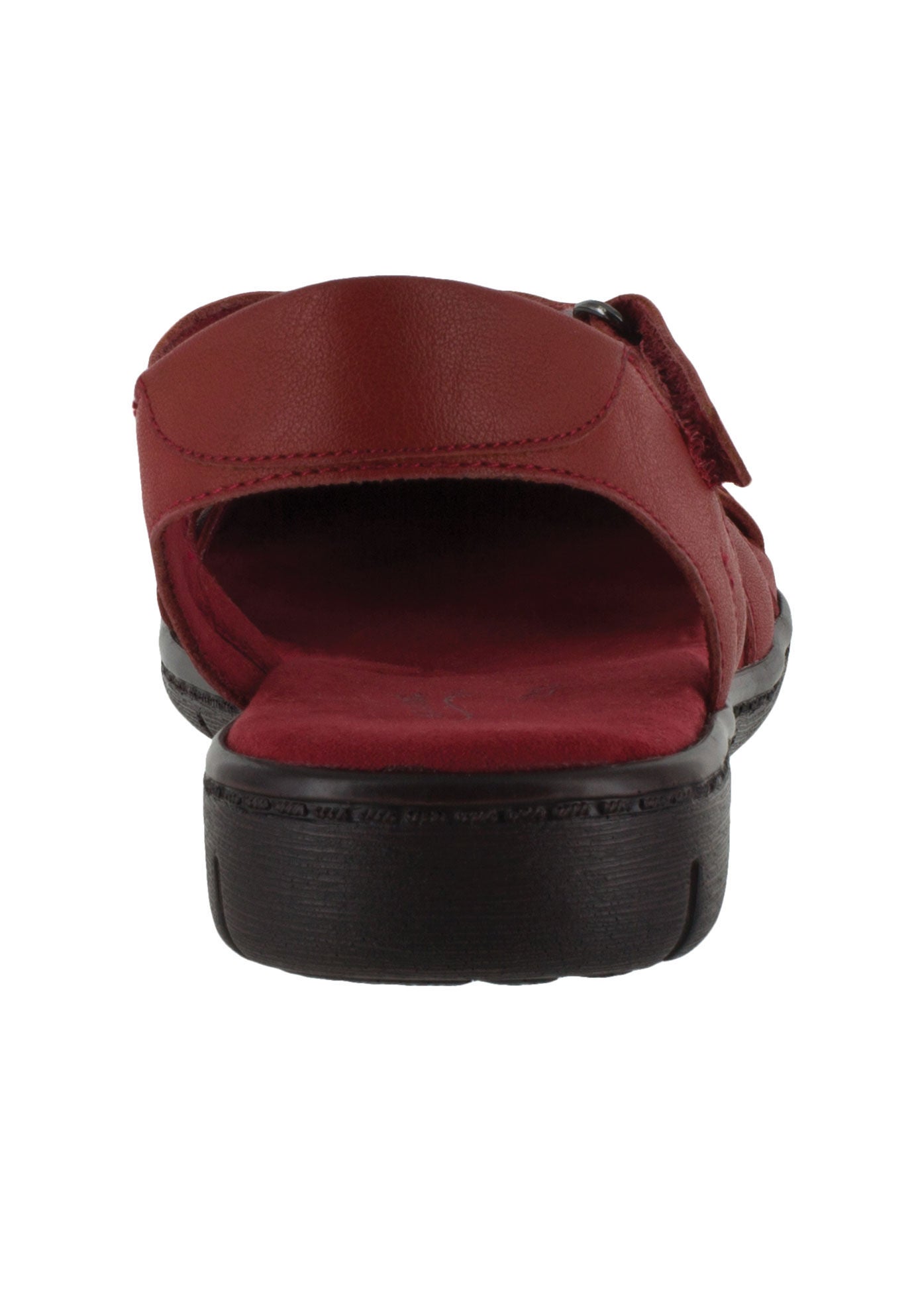 Fashionable Garrett Sandals by Easy Street Red Roaman s