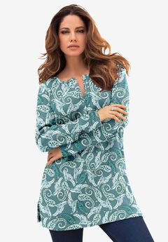 Thermal Henley Tunic