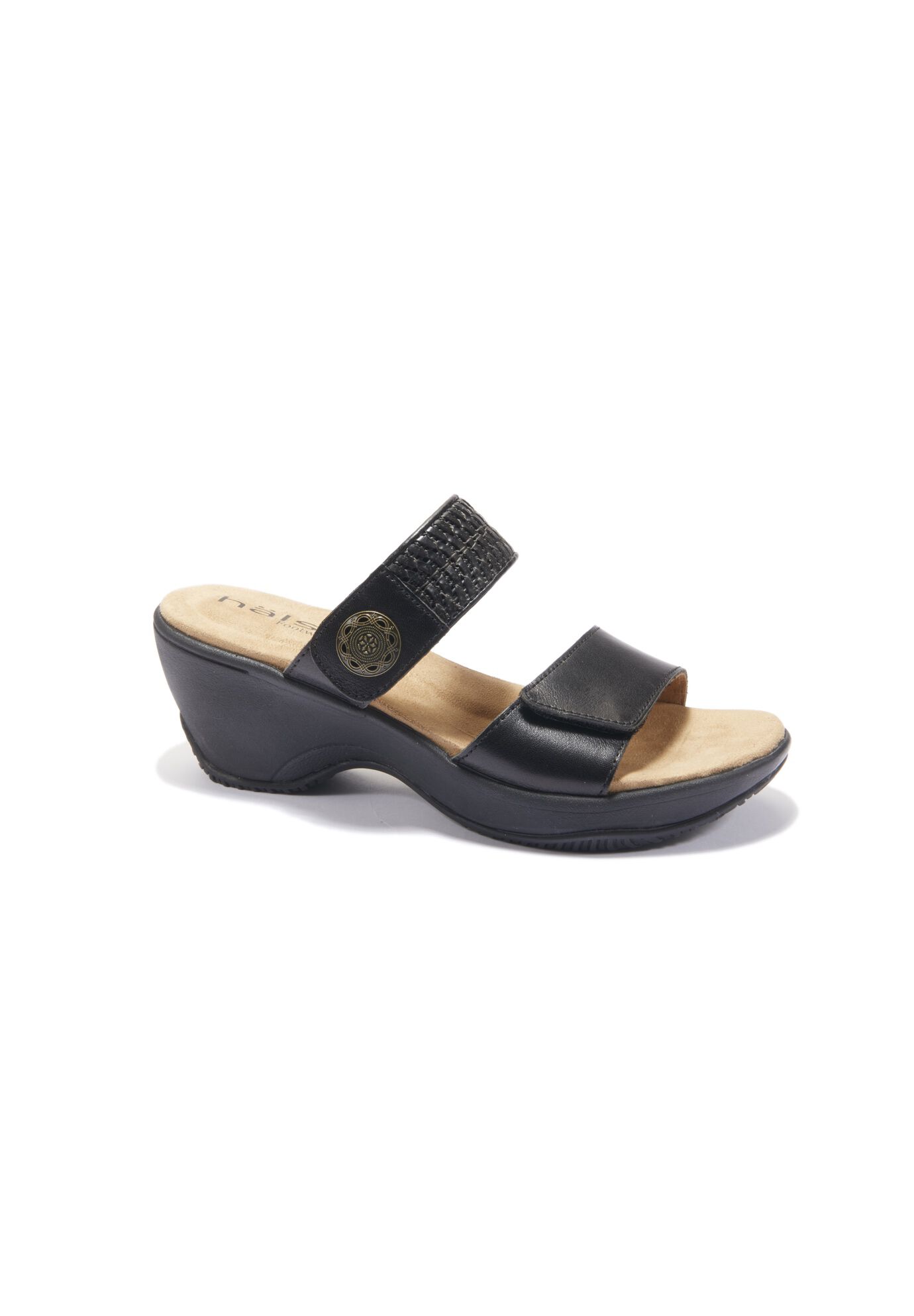 Delilah Wedge Sandal, BLACK, hi-res image number 0