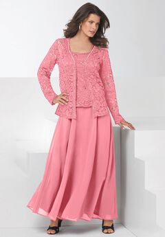 Lace Jacket Gown
