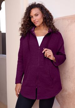 Fleece Zip Hoodie Sweatshirt