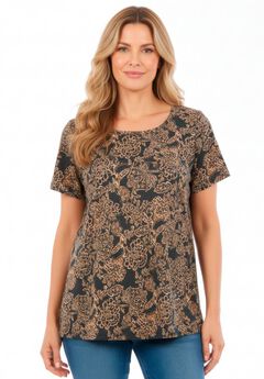 Plus Size Cotton Ultimate Crewneck Tee