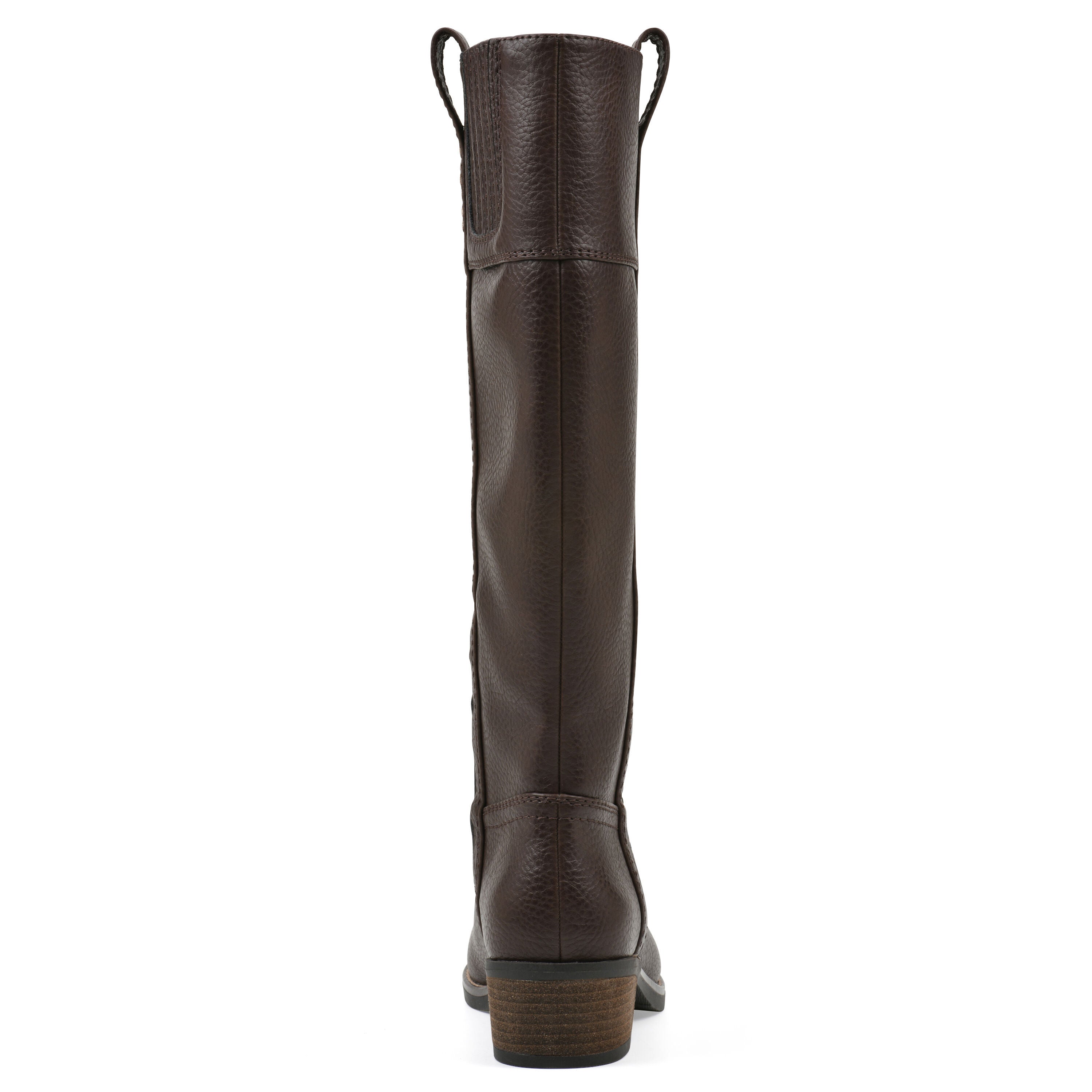 Merrier Western Tall Shaft Boot, BROWN SMOOTH, on-hover image number 1