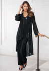 Three-Piece Beaded Pant Suit, , alternate image number null