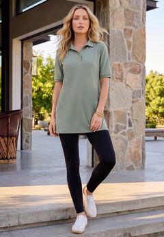 Oversized Polo Tunic