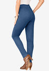 Skinny-Leg Pull-On Stretch Jean, MEDIUM STONEWASH SANDED, hi-res image number null