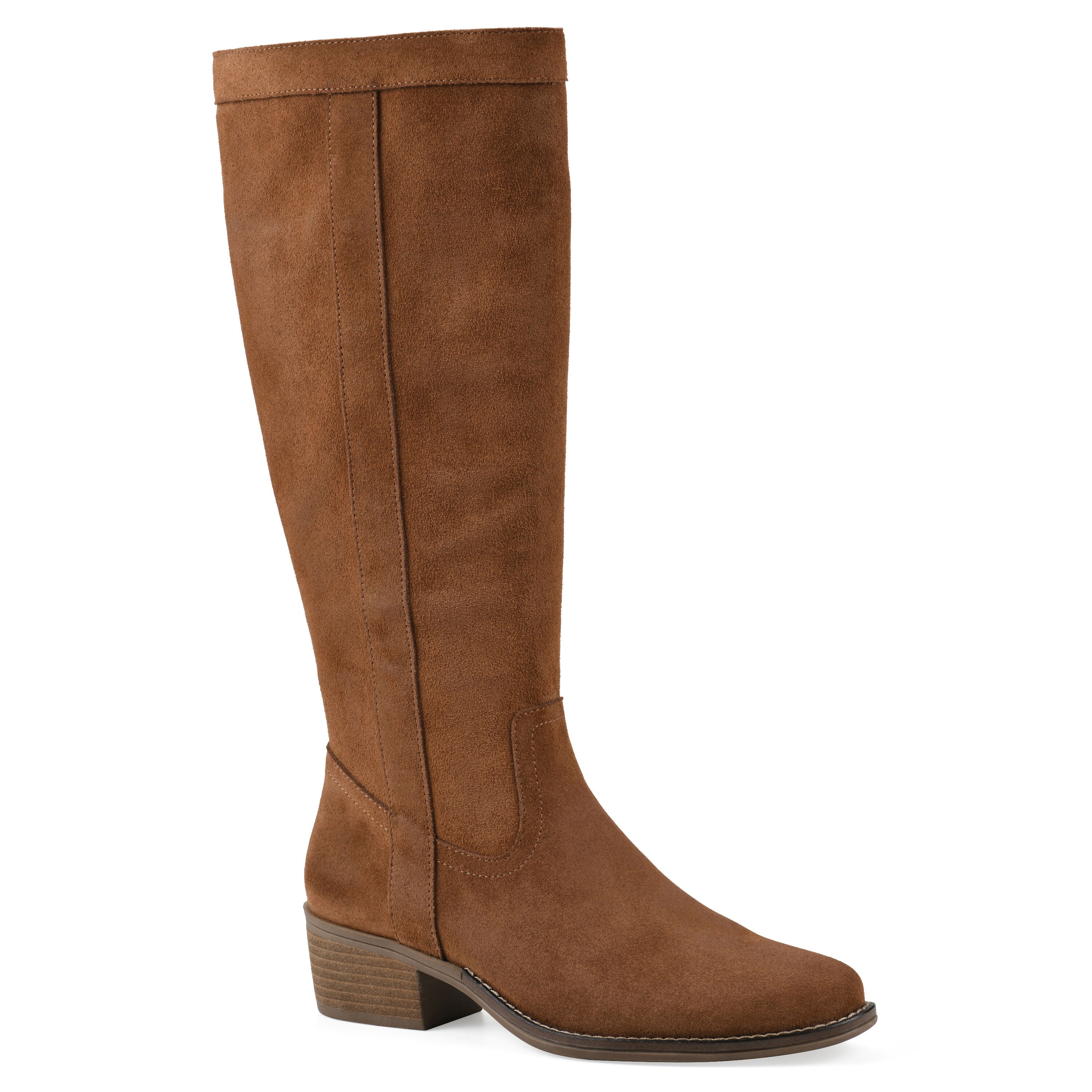 Altitude Wide Calf Tall Shaft Boot, PECAN SUEDE, hi-res image number 0
