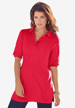 Oversized Polo Tunic