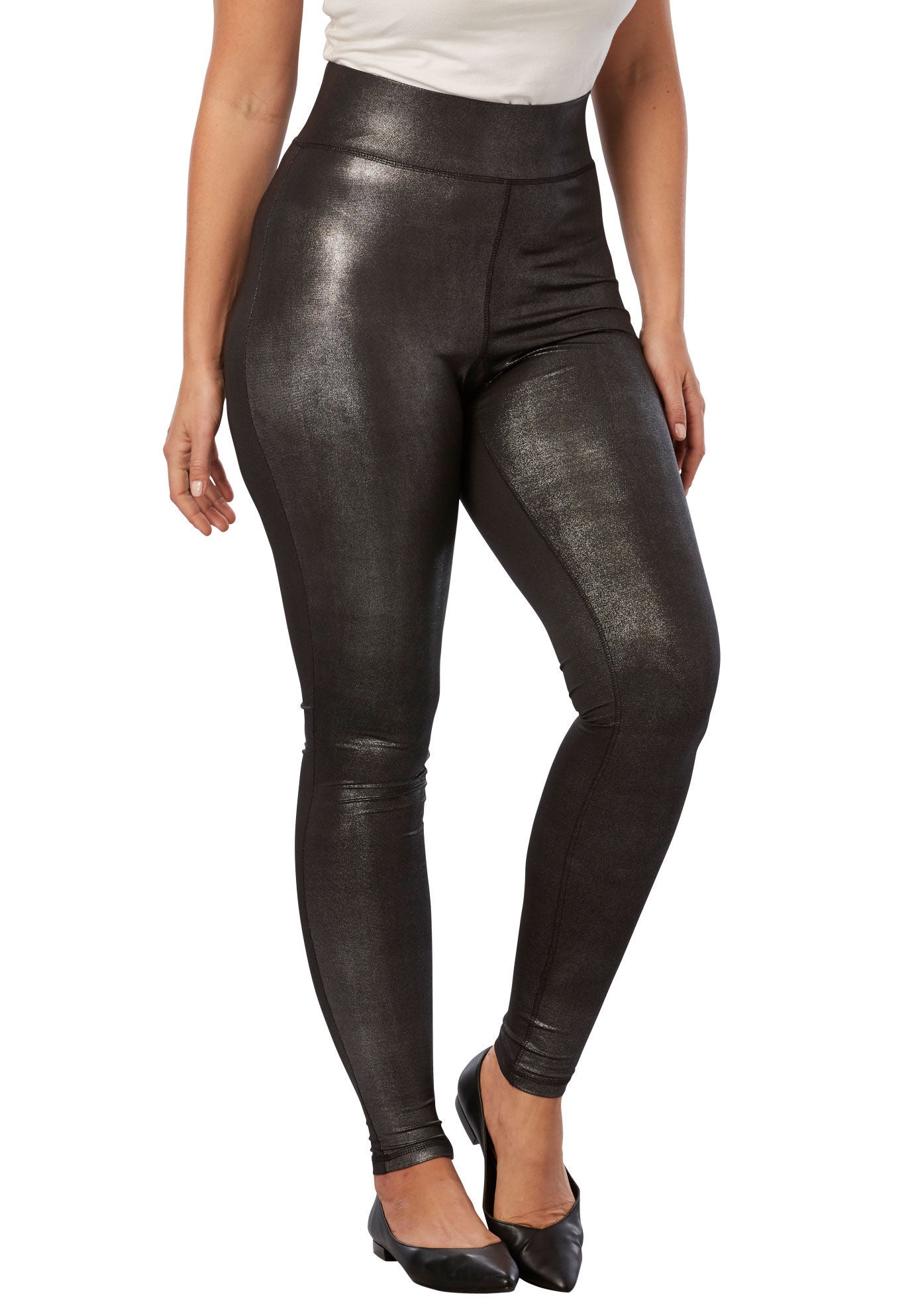 plus size liquid leggings
