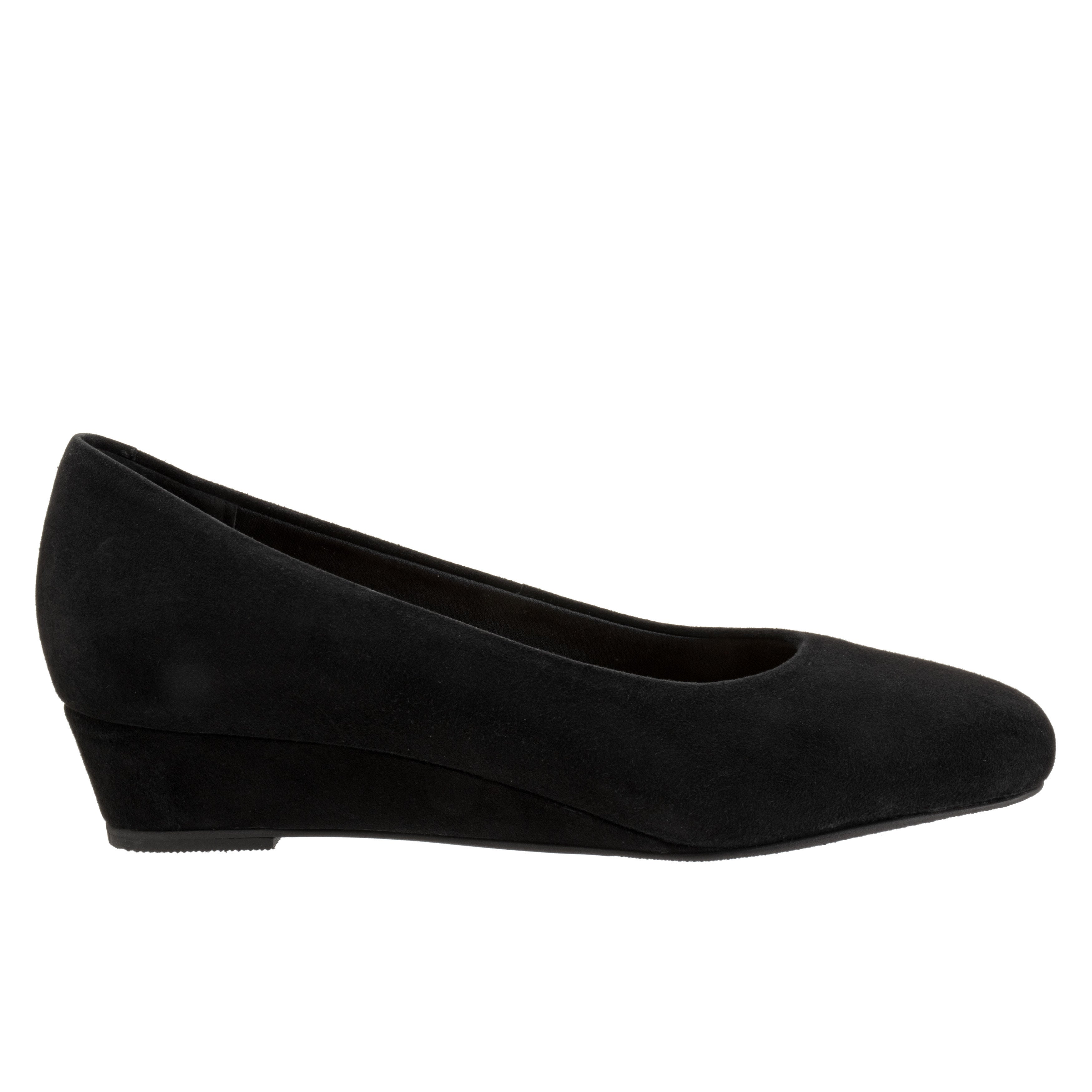 Denisse Pump, BLACK SUEDE, alternate image number 4