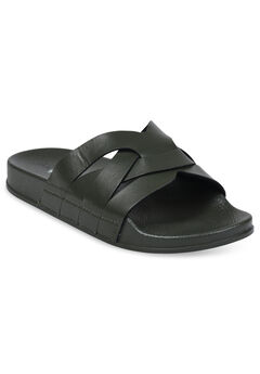 Braided Criss Cross Pool Slide Sandal