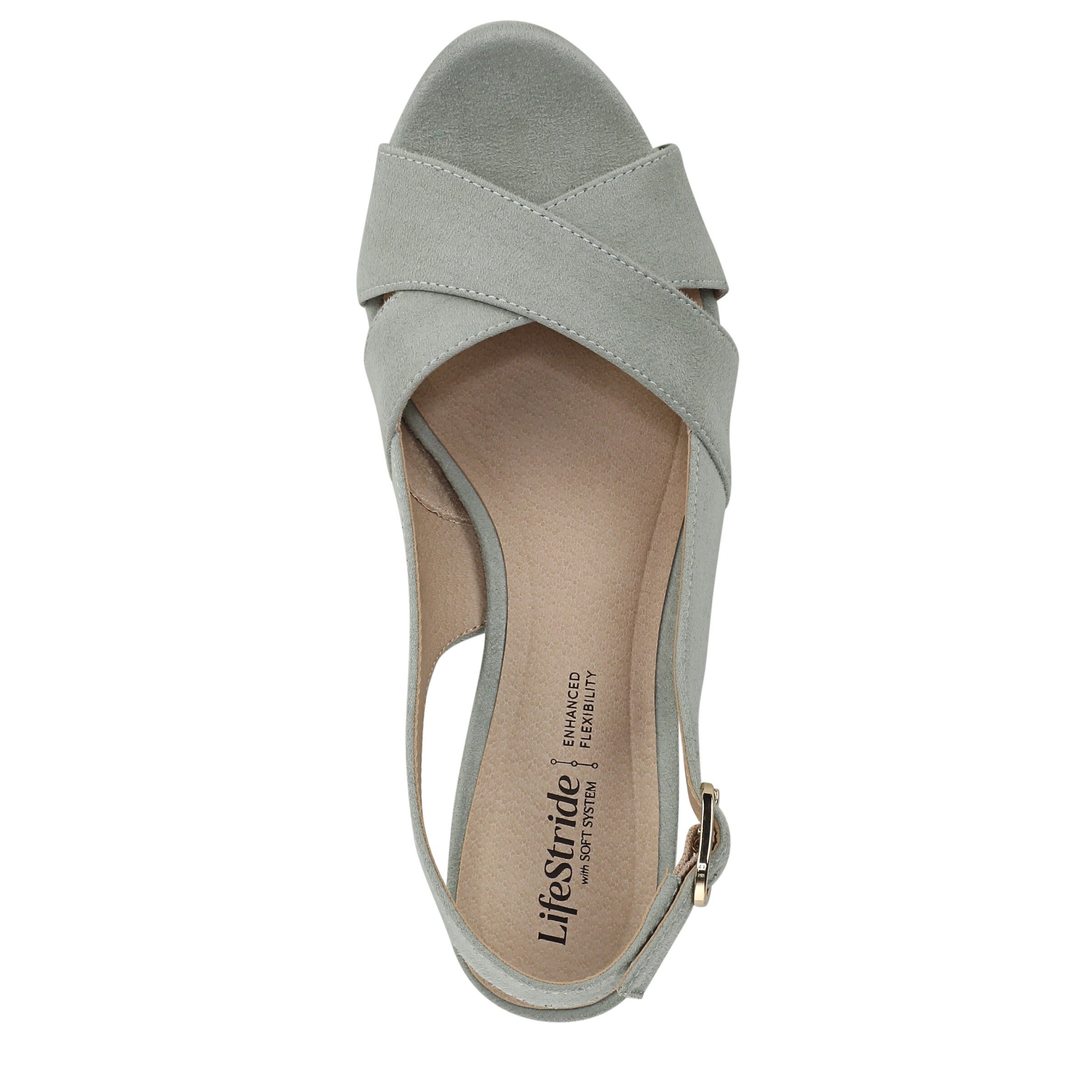 Freesia Slingback Sandal, JADE GREEN, alternate image number 6