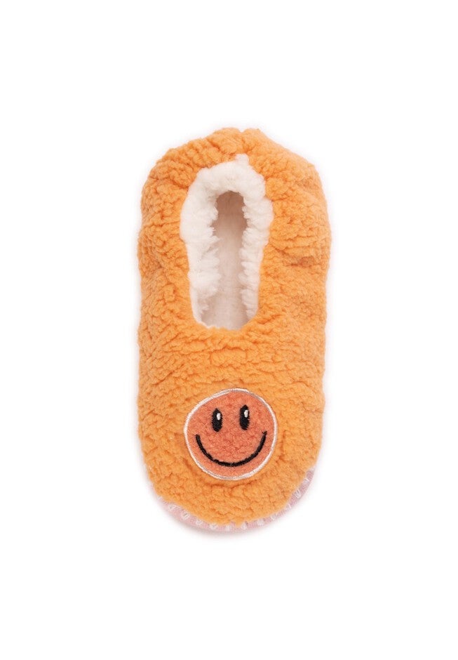 Women'S Sherpa Smiley Ballerina Slipper, , alternate image number null