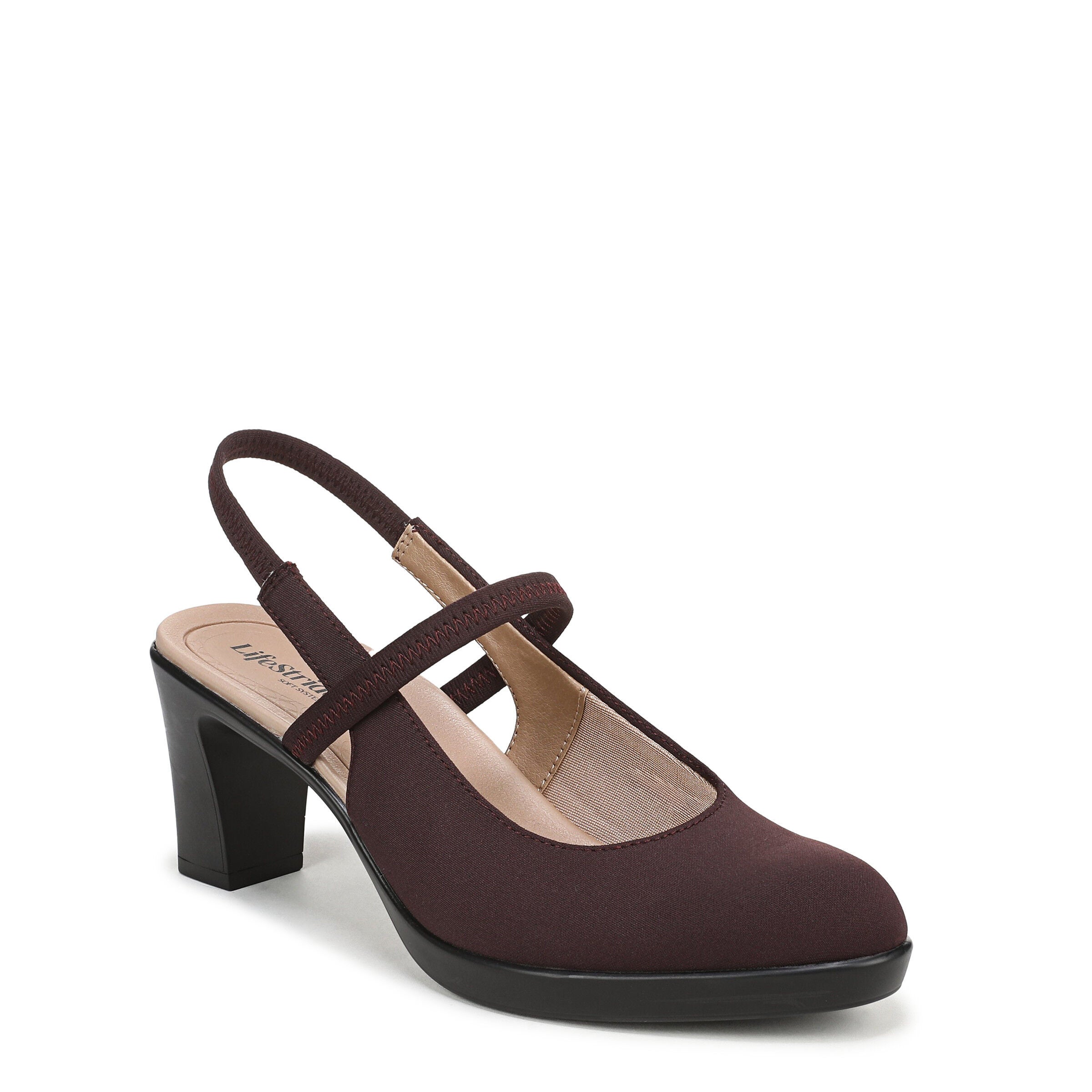 Evoke Slingback Pump, CHOCOLATE PLUM, hi-res image number 0