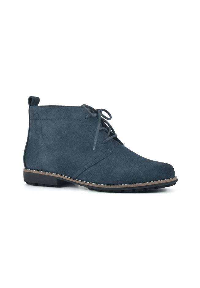 White Mountain Auburn Lace Up Bootie, NAVY SUEDE, hi-res image number null