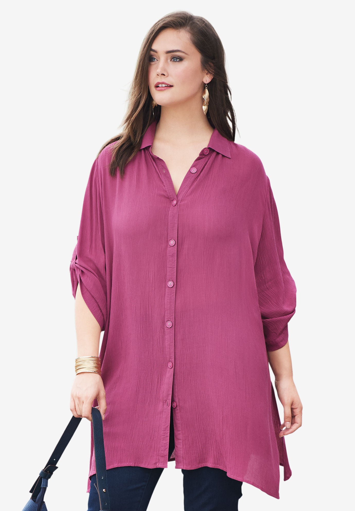plus size tunics for women roamans plus size long tunics