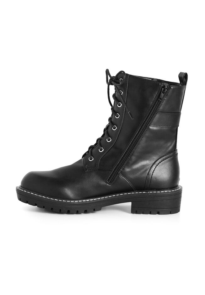 Ocean Lace Up Boot, BLACK, alternate image number null