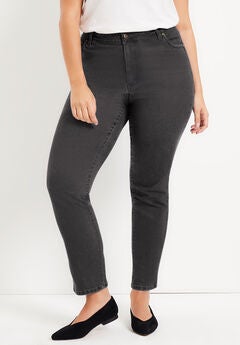 Curvie Fit Straight-Leg Jeans