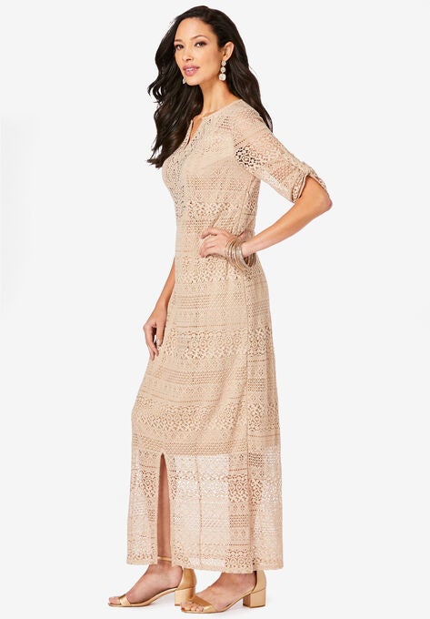 Embellished Lace Maxi, , alternate image number null