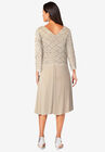 Embellished Lace & Chiffon Dress, , on-hover image number null