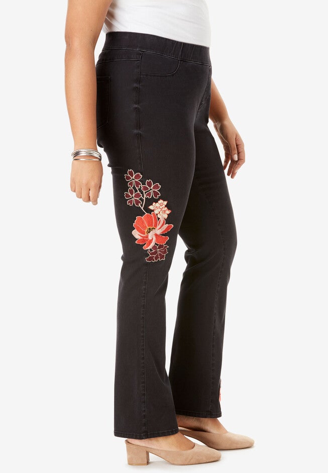 The Bootcut No-Gap Jean by Denim 24/7®, , alternate image number 3