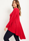 Long-Sleeve High-Low Tunic, , alternate image number null