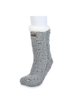Faux Shearling Cabin Sock