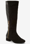 The Ivana Wide Calf Boot , BLACK, hi-res image number null