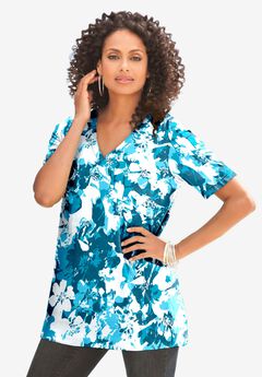 Plus Size Cotton Ultimate V-Neck Tee