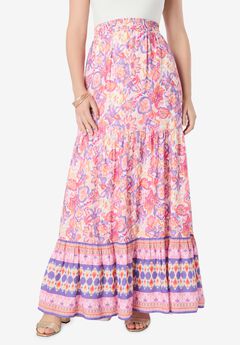 Tiered Maxi Skirt