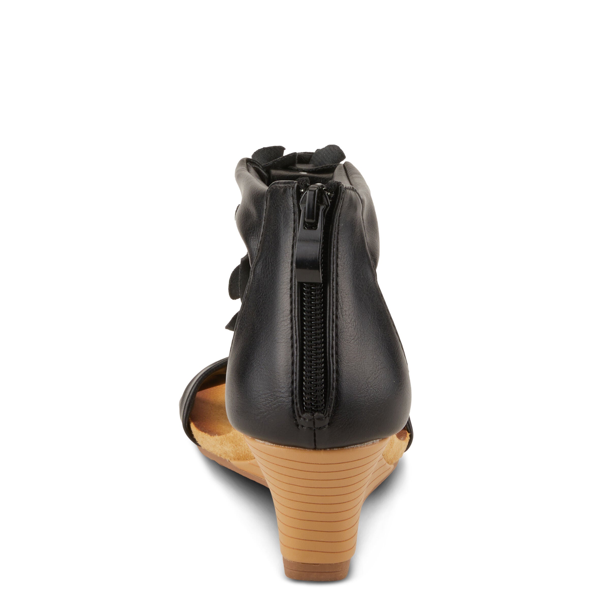 Harlequin T-Strap Sandal, BLACK, alternate image number 4