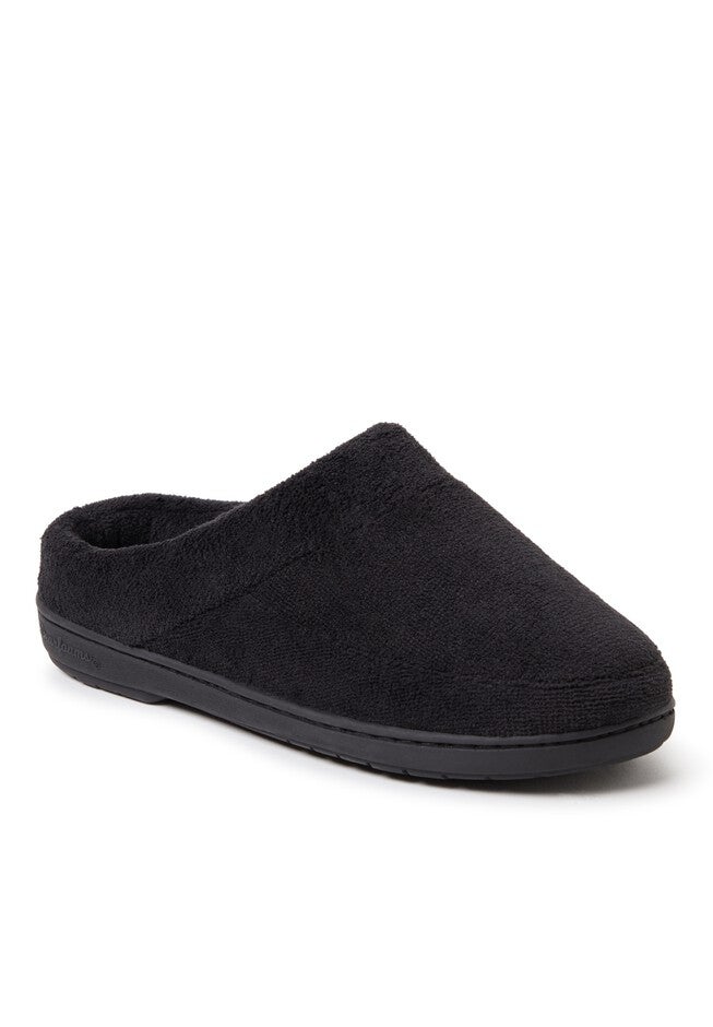 Elaine Microfiber Terry Moc Toe Clog, BLACK, hi-res image number null