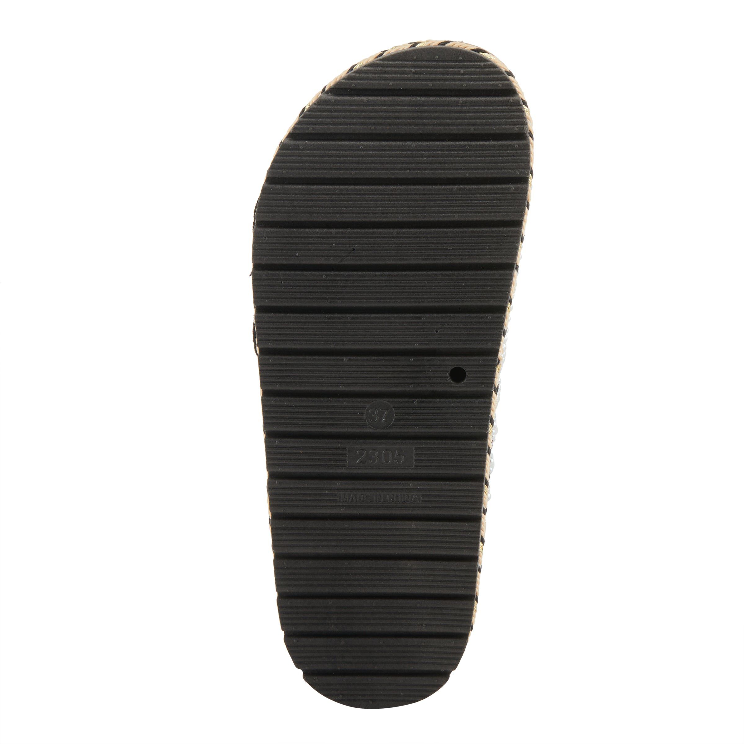 Pearline Slides Sandal, BLACK MULTI, alternate image number 5