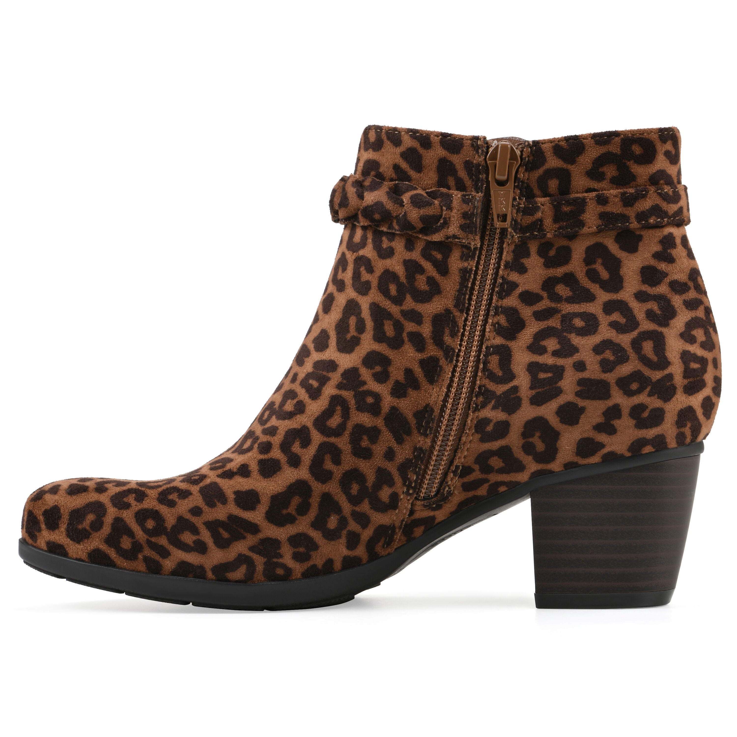 Anslie Bootie, DARK TAN LEOPARD, alternate image number 3