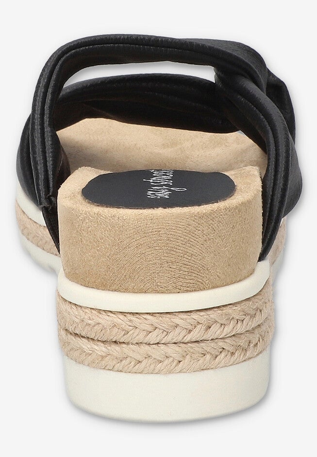 Ja Wedge Sandal, BLACK, alternate image number 3