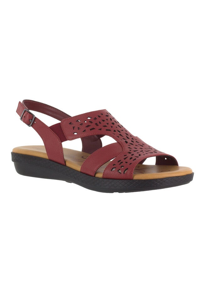 Bolt Sandals by Easy Street®, RED, hi-res image number null