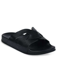 Braided Criss Cross Pool Slide Sandal