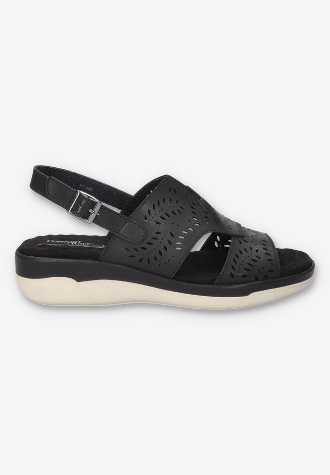 Primrose Comfort Platform Sandal, BLACK, alternate image number 2