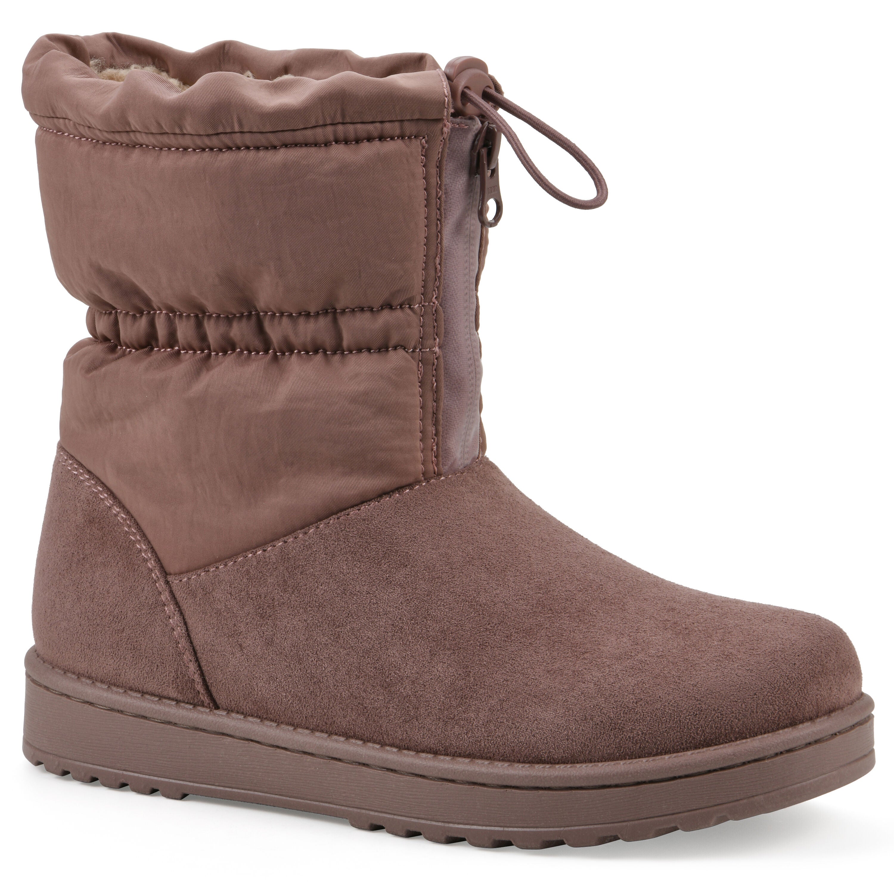 Issy Faux Fur-Lined Bootie, ROSEWOOD FABRIC, hi-res image number 0