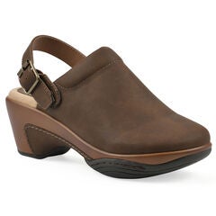 Viewable Slingback Clog - WIDE