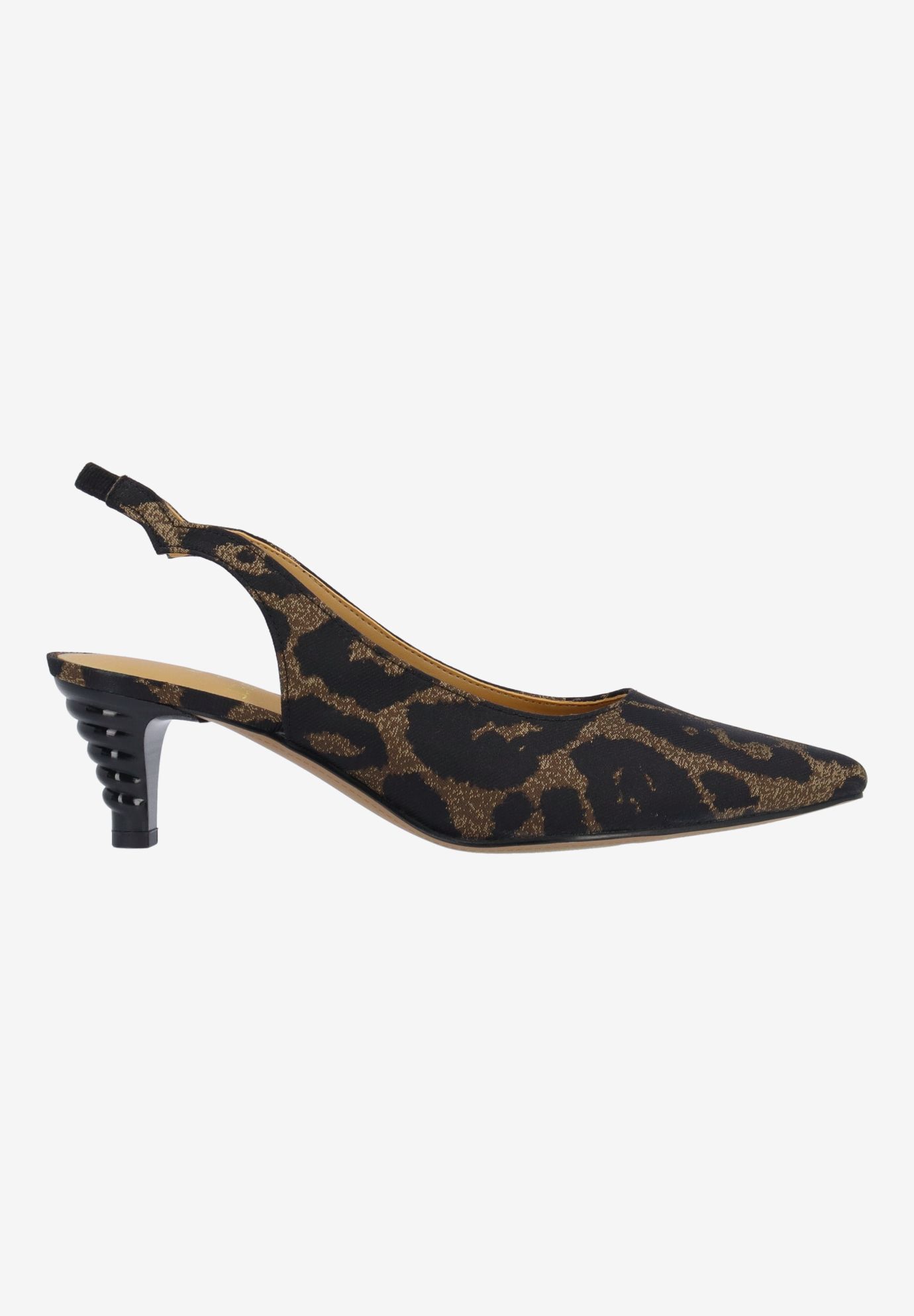 Jeyora Sling Back Pump, BROWN BLACK, alternate image number 3