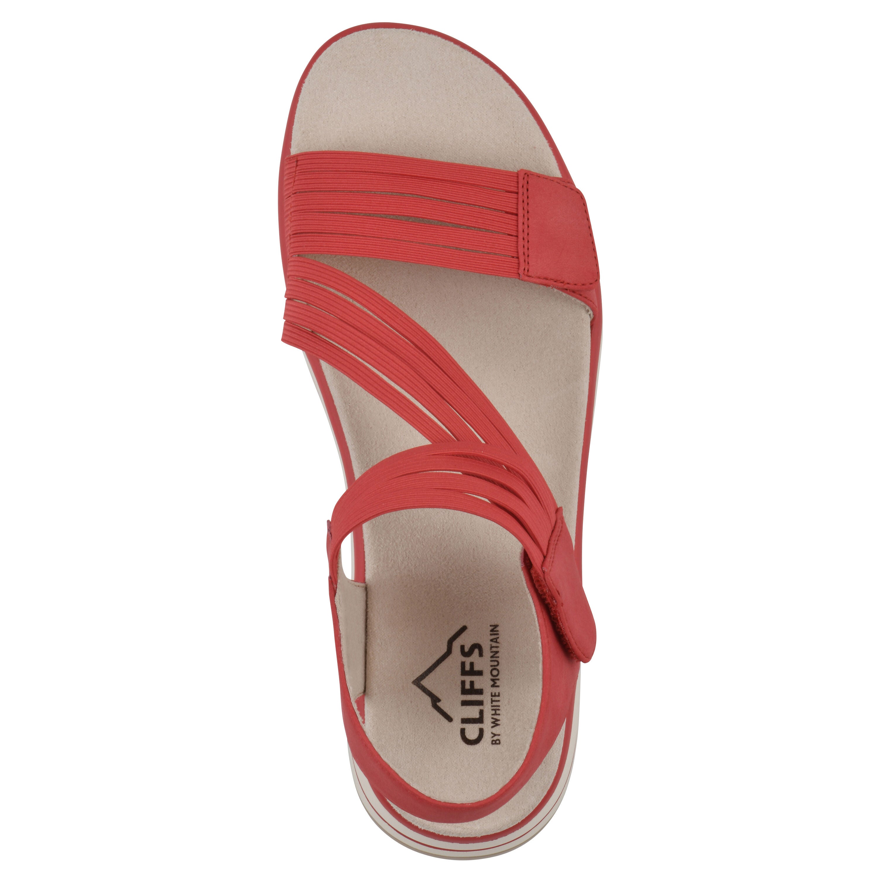 Hapford Athleisure Sandal, RED NUBUCK, alternate image number 4