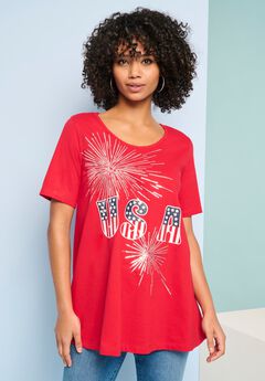 American Graphic Swing Tee
