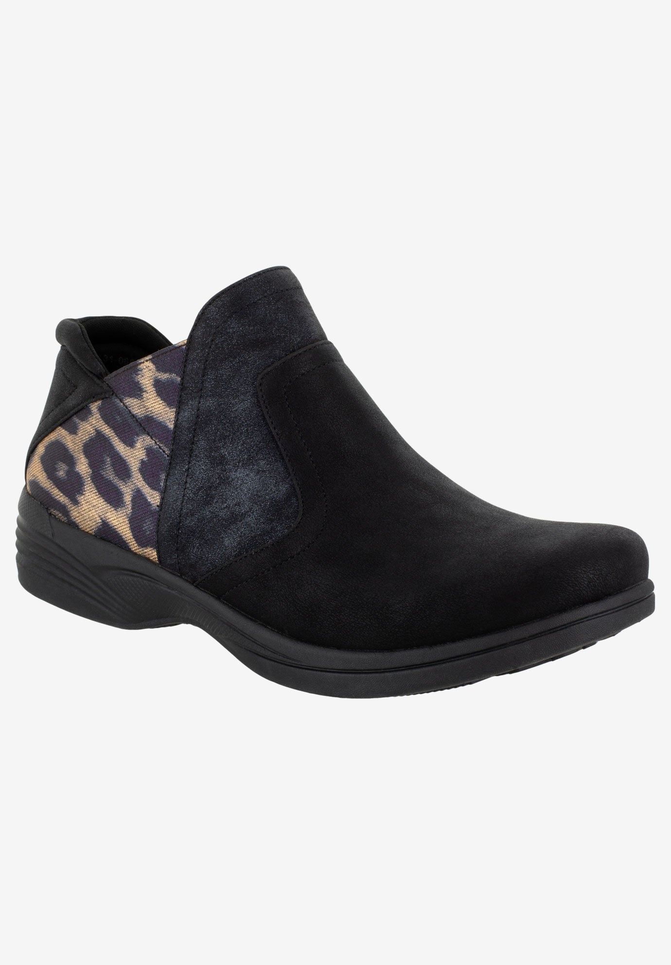 Thankful Bootie , BLACK METALLIC LEOPARD, hi-res image number 0