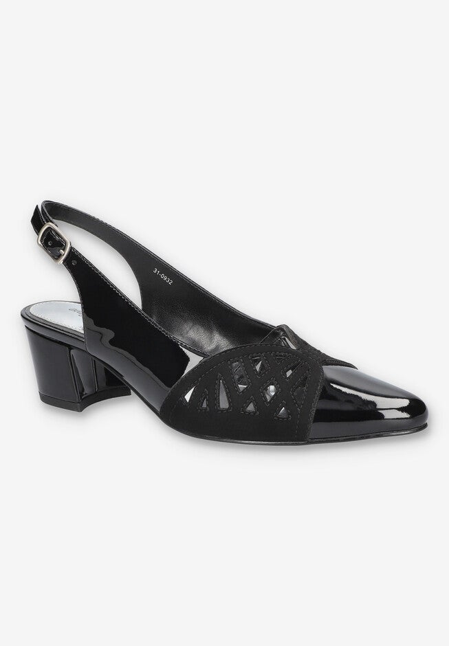 Bizzy Slingback, BLACK PATENT, hi-res image number 0