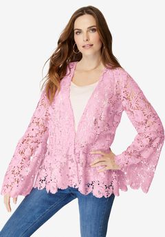 Bell Sleeve Lace Jacket